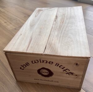 12 bottle wooden box